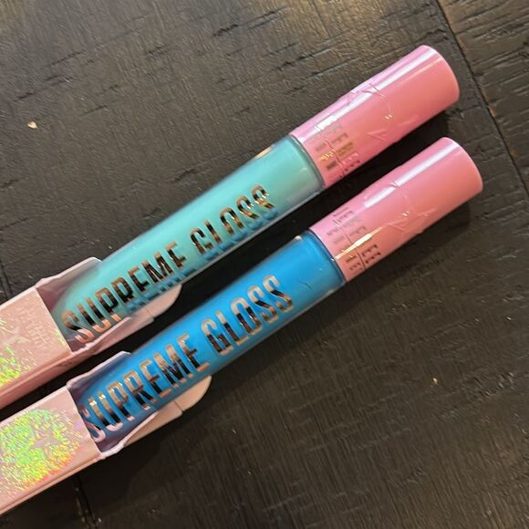 Jeffree Star Supreme Gloss Full Pigment Lip Gloss Gloss’d Paradise Balls Blue - Picture 1 of 9